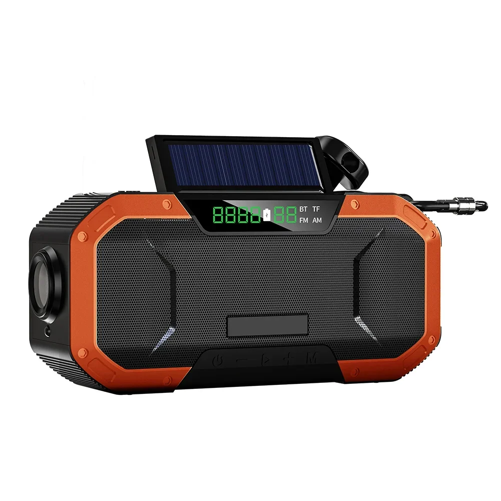 Powerful Emergency Radio With Hand Crank For Off Grid Power On The Go