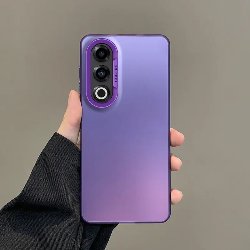 Luxury Metallic Aurora Skin Matte Phone Case Cover