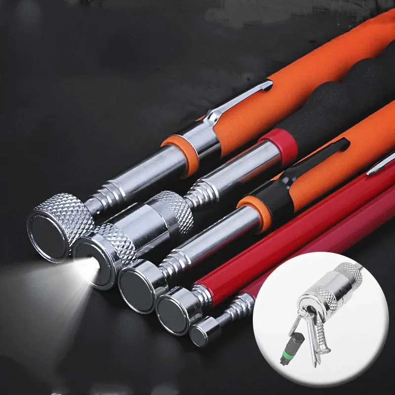 

Tool Strong Magnetic Suction Rod Adjustable Metal Rod Universal With Pen Buckle Pick Up Tool Telescopic Extension Screw Pick Up