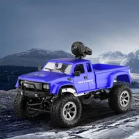 WiFi RC Truck 2.4Ghz 1/16 4WD Off-road RC Car with Front Light WiFi FPV 720P HD Camera Brushed Four-wheel Drive Off-road Toy Car 2