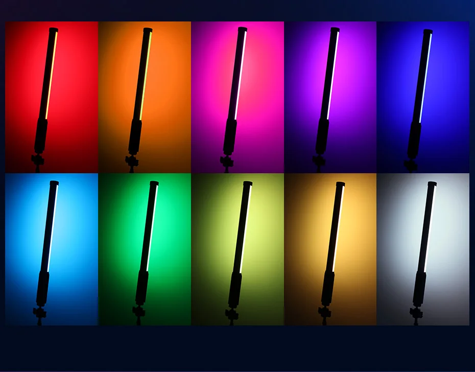 thumbnail image 2 of Ambitful Magnetic Handheld Light Wand, 360°Full RGB Mini LED Video 2 of 9