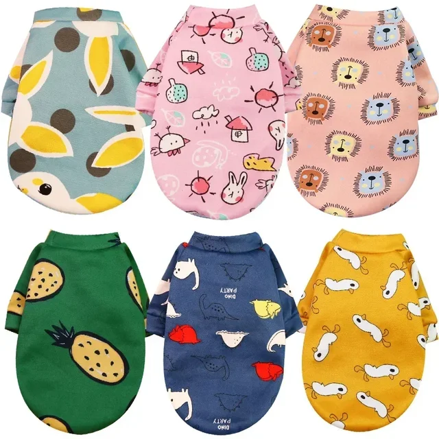 Small Dog Hoodie Coat Winter Warm Pet Clothes for Bulldog Chihuahua Shih Tzu Sweatshirt Puppy Cat Pullover Dogs 4