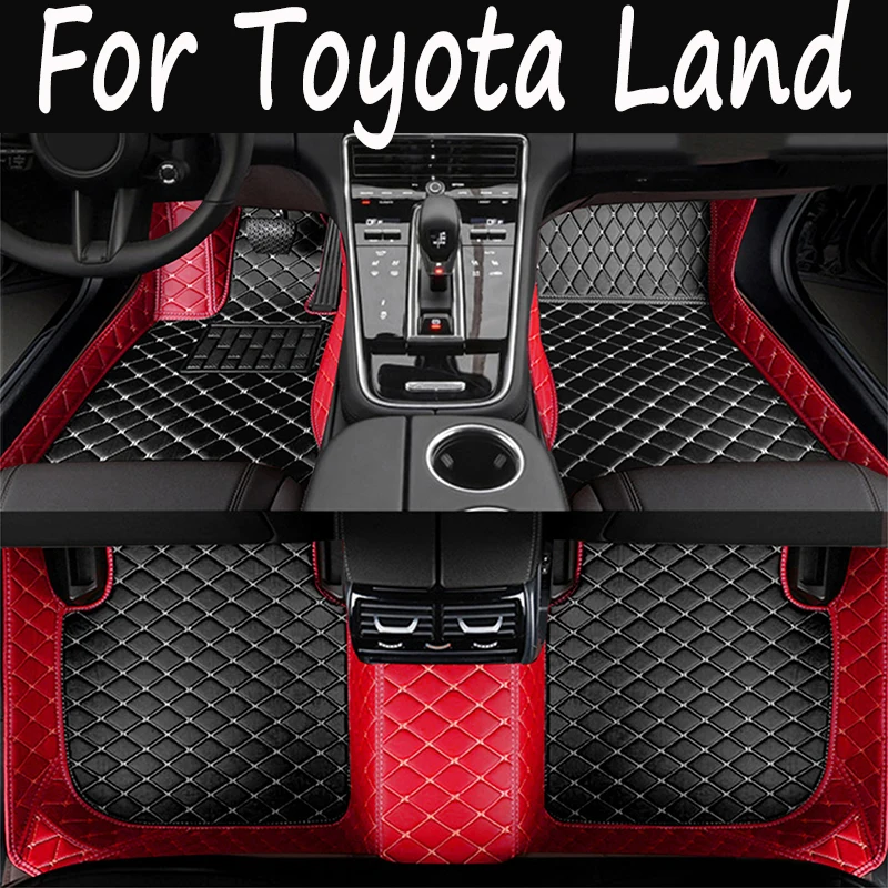 

Ковры для Toyota Land Cruiser 2020, 2019, 2018, 2017, автомобильные коврики, Стайлинг, аксессуары для интерьера под заказ, кожаные водонепроницаемые коврики