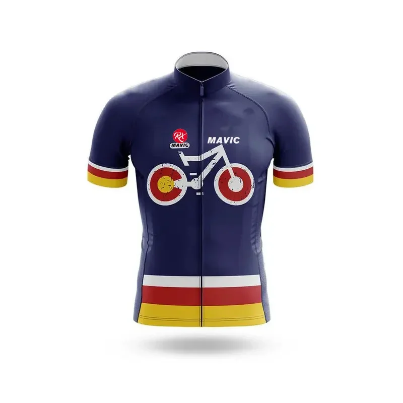 Rx Mavic Pro Team Cycling Jersey Set Summer Cycling Clothing MTB Bike Clothes Uniform Maillot Ropa Ciclismo Bicycle Suit