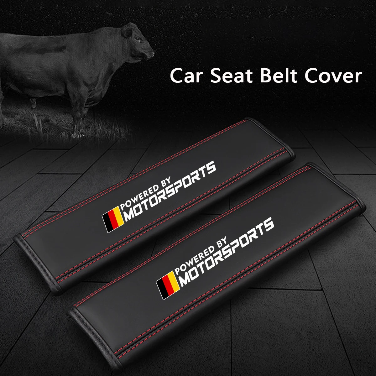 범용 가죽 카시트 벨트 커버, 어깨 보호 안전 벨트, BMW M 1 3 5 X 시리즈 F30 G30 G20 X3 X5 용, 2 개