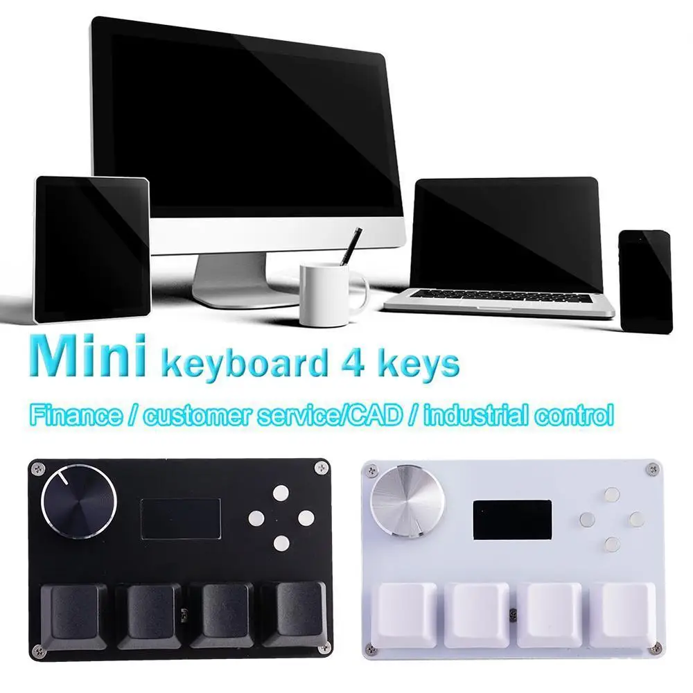 

4 клавиши для Sayodevice O3c, быстродействующие переключатели холла, магнитные розовые/белые переключатели, игровая клавиатура с кнопкой экрана O0k2