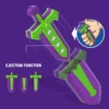 Children's Magnetic Sword Radish Knife Toy Ejection Decompression Tool Sword Sheath Magnetic Absorption Sword Push Card 5