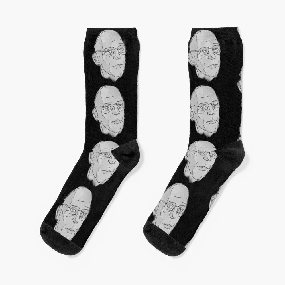 Michel Foucault Socks Men Cycling Socks