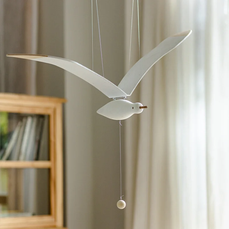 

Flying Seagulls, Living Room, Balcony, Hanging Decorations in the Air, Children's Room, Artistic and Creative Wooden Decorations