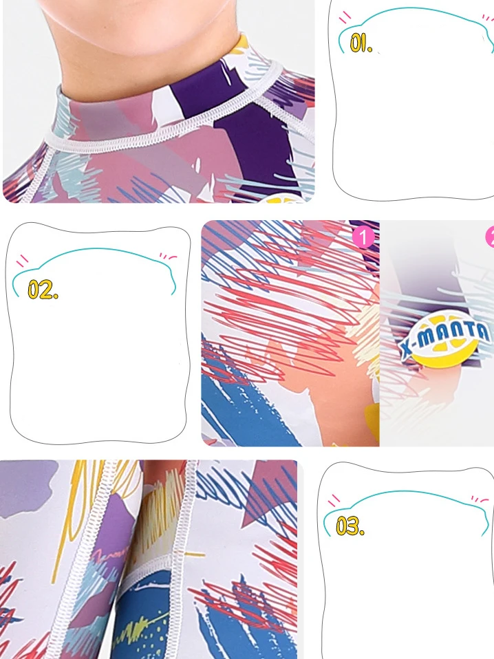 One Piece Swimsuits Boys Girls Swimwear Kids Bathing Suit Cartoon Quick Drying Swimming Clothes Baby One Piece Swimsuit