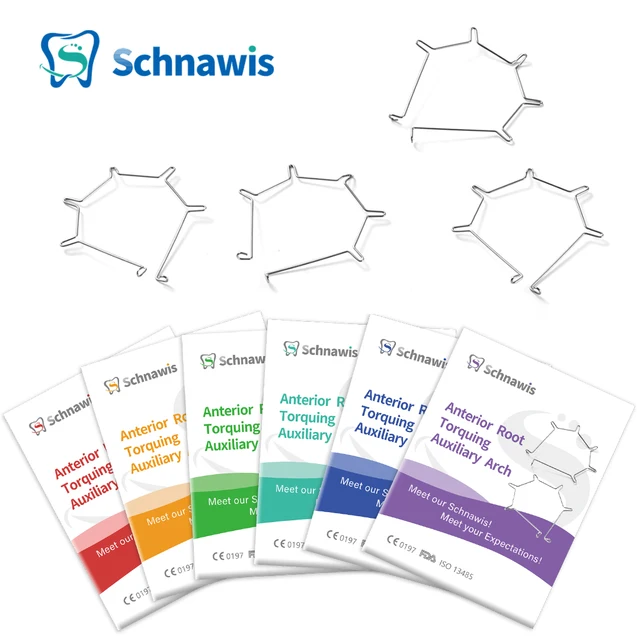 5pcs/bag Dental Orthodontic Five Curved Anterior Teeth Torque Spring Five Curvature Tooth Torquing Spring Small Middle Big