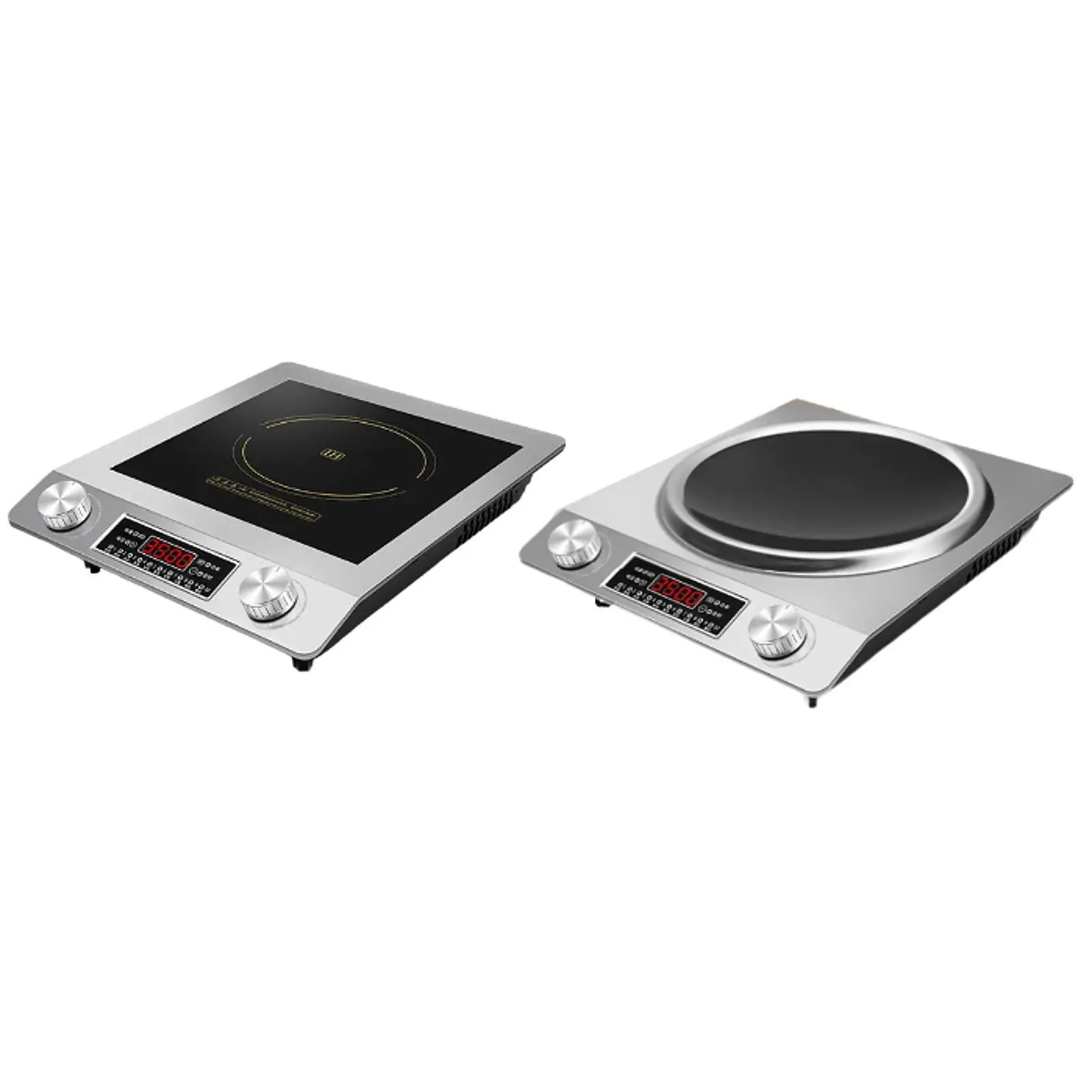 Electric Hot Plate for Cooking Easy to Clean Countertop Single Burner Cookware Electric Cooktop for Camp Home Picnic Office Dorm 2
