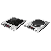 Electric Hot Plate for Cooking Easy to Clean Countertop Single Burner Cookware Electric Cooktop for Camp Home Picnic Office Dorm 2
