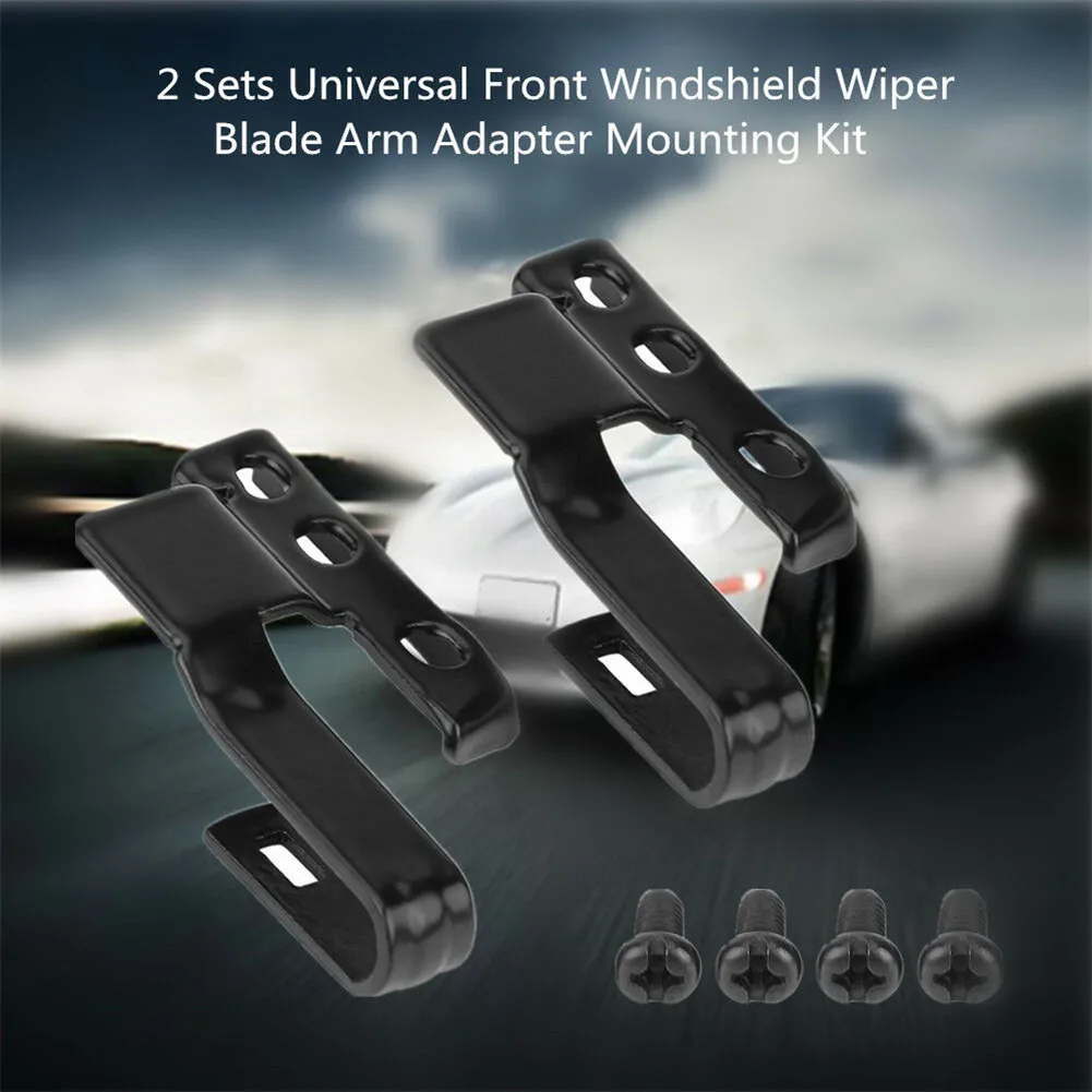 2Pcs Car Wiper Adapter Mounting Kit Universal For Auto Truck SUV Wiper Blade Arm Adapter Parts High Quanlity 2