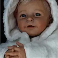 55 CM 3D-Paint Skin Silicone Reborn Girl Baby Doll Toy Realistic Like Real Bebe Princess Toddler Alive Dress Up Boneca 2