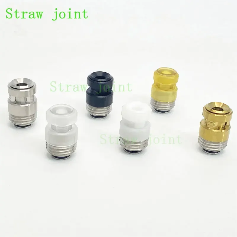 Pipette Connector Straw Joint 1PCS 510 316 Stainless Steel/peek/PEI/POM/PC PRC Quantum Shift Billet Box BB Interface