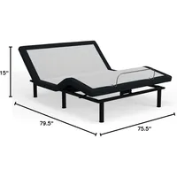 King Size Adjustable Bed Frame with Head and Foot Incline, Wireless Remote Control, Easy Assembly, Bed Frame 2