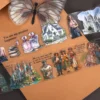 60mm*200cm Vintage Character Flower Landscape PET Tape Creative DIY Journal Material Collage Scrapbook Stationery 6