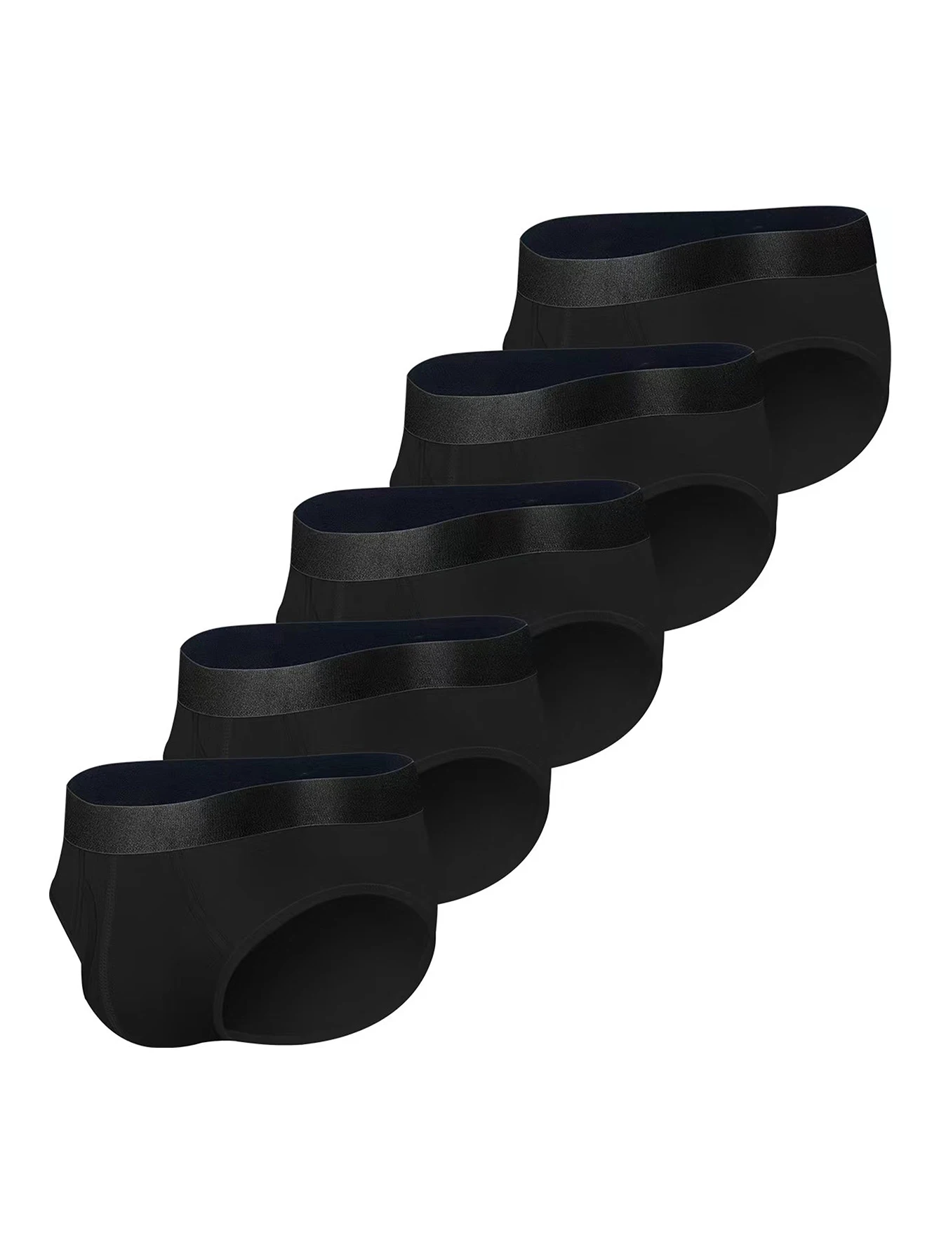 5Pcs Men's Underwear Briefs for Men Soft Breathable Comfy U Pouch Brief