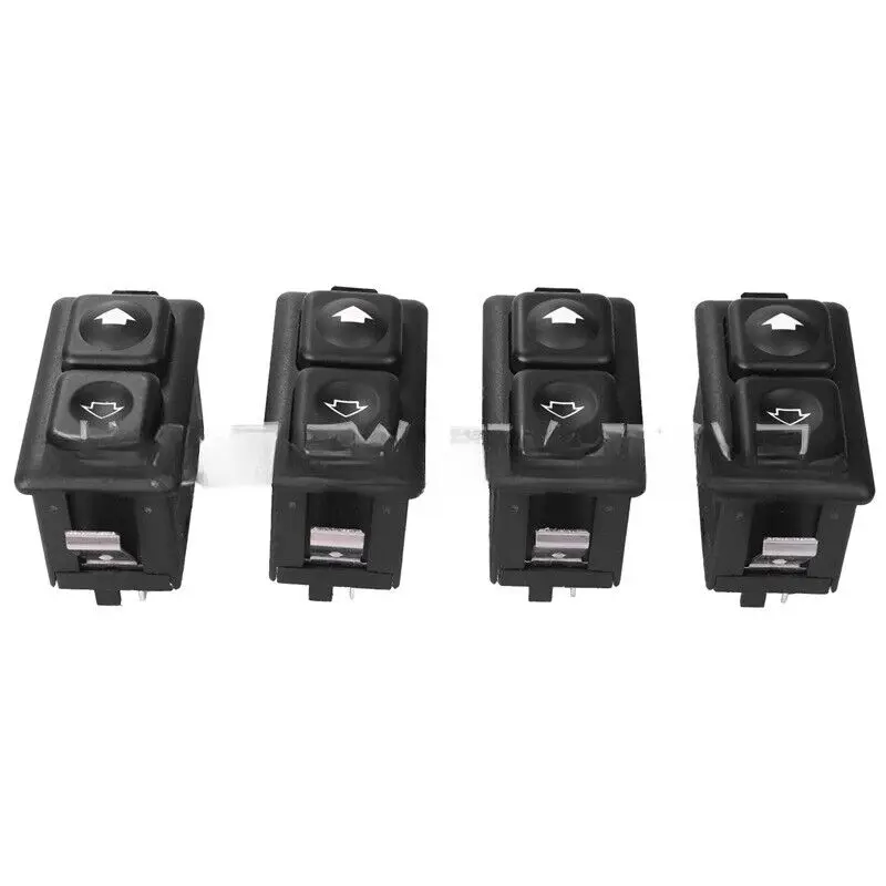 Per Bmw E23 E24 E28 E30 Interruttore Alzacristallo Elettrico #61311381205 4 Pezzi.