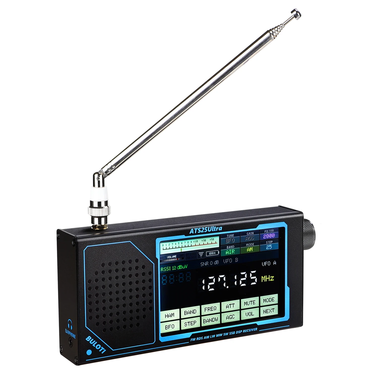 2026 ATS25 Ultra FM SW SSB MW LW AIR SDR Receiver Aviation Band