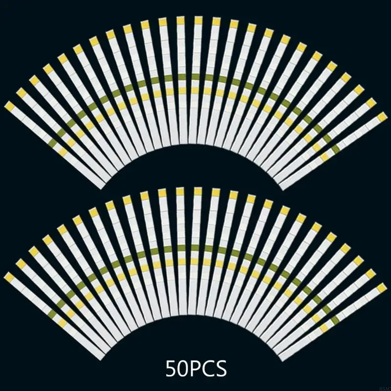 85AC 50/100PCS Aquarium Testing Set for Freshwater Saltwater Pond Test Strips for Fish Testing PH Nitrites Alkalinity