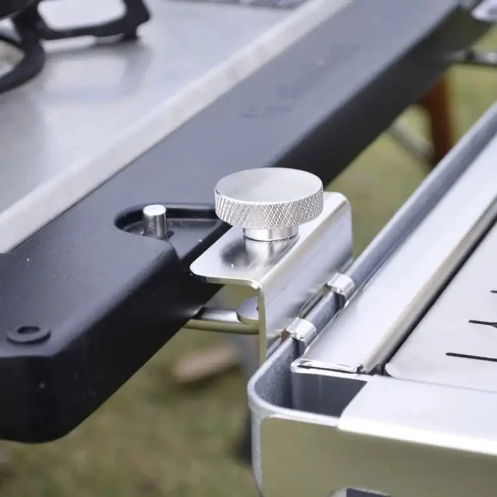 Description Picture 2 of itemAccessories Aluminum Alloy Table Extension Joint Universal Silver Camping Table Joint Buckles DIY IGT Table Hooks