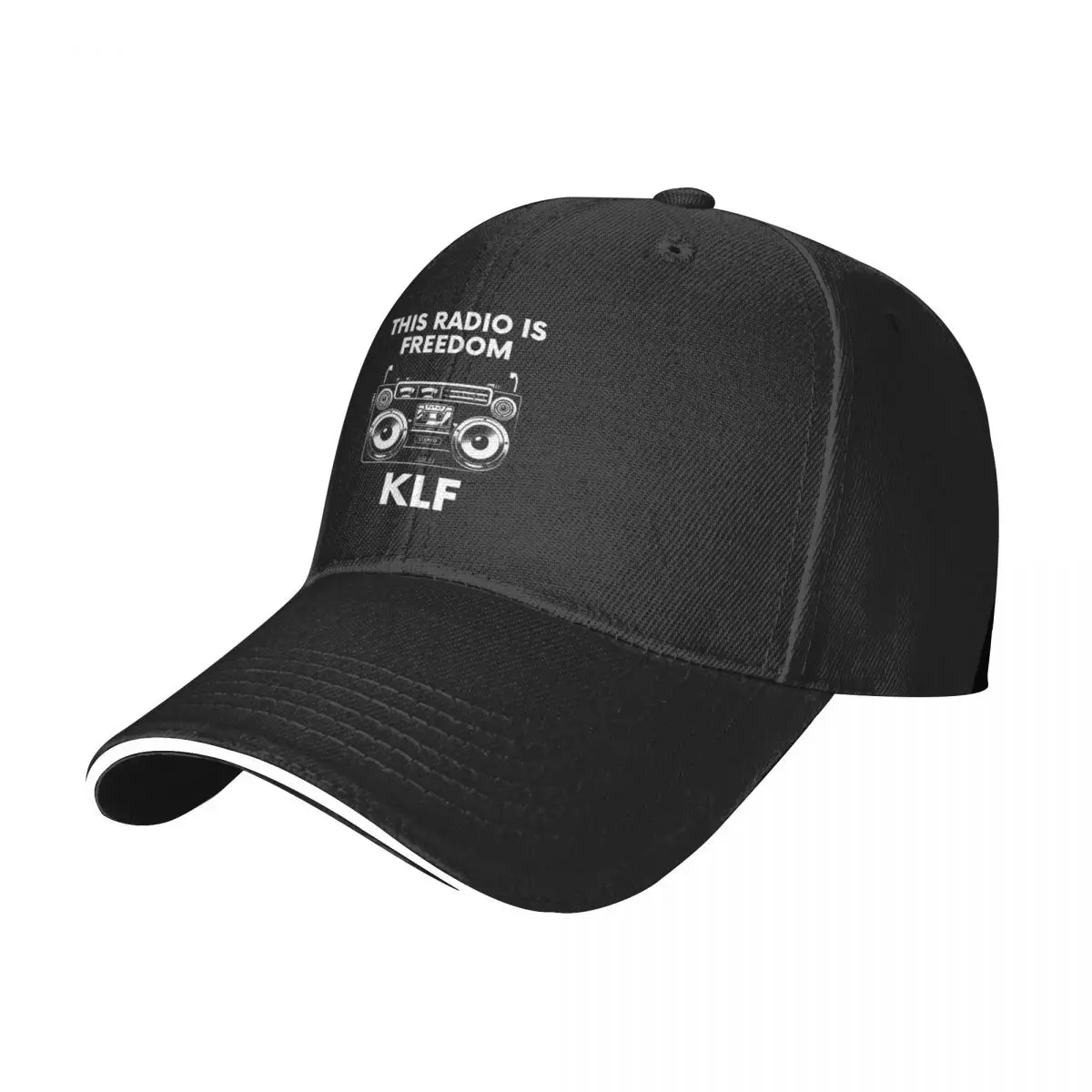 

This Radio is Freedom. The KLF Baseball Cap Fluffy Hat tea Hat Men's Women's