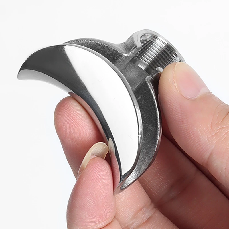 Semi-Automatic Coffee Machine Handle Diverter Nozzle Stainless Steel Drain Nozzle Diversion 58Mm