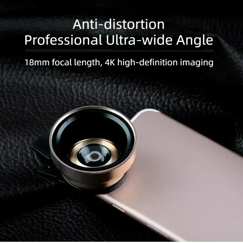Obiettivo per telefono cellulare a 2 funzioni Obiettivo grandangolare 0,45X e obiettivo per fotocamera Macro HD 12,5X universale per smartphone Android - Image 5