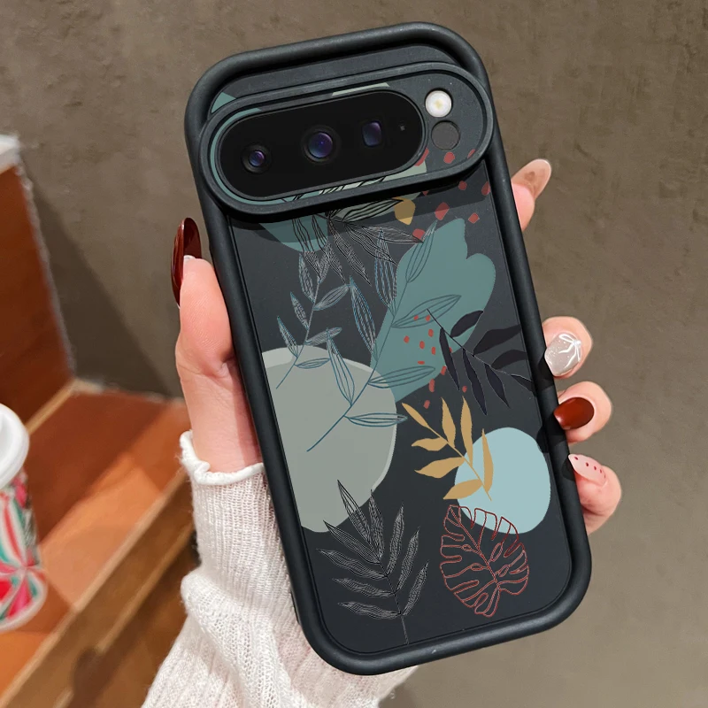 Floral Patterned Candy Color TPU Silicone Phone Case