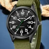 Sunkta Outdoor Sports Quartz Man Watch Retro Casual Fashion Nylon Strap Waterproof Luminous Auto Date Watches Male Reloj Hombre