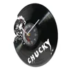 Fictional Character Chucky Wall Clock Made Of Vinyl Record Horror Movie Home Decor Wall Watch Halloween Vinyl Disk Crafts Clock 3