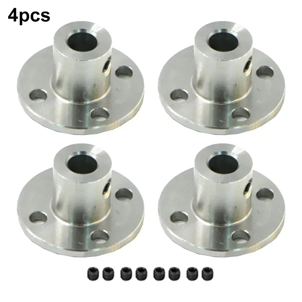 Flange Coupling Motor Guide Shaft Coupler Motor Connector Power Tools Accessories Plug 6mm With Screws 4pcs rigid flange coupling shaft coupler shaft connector rigid shaft coupler