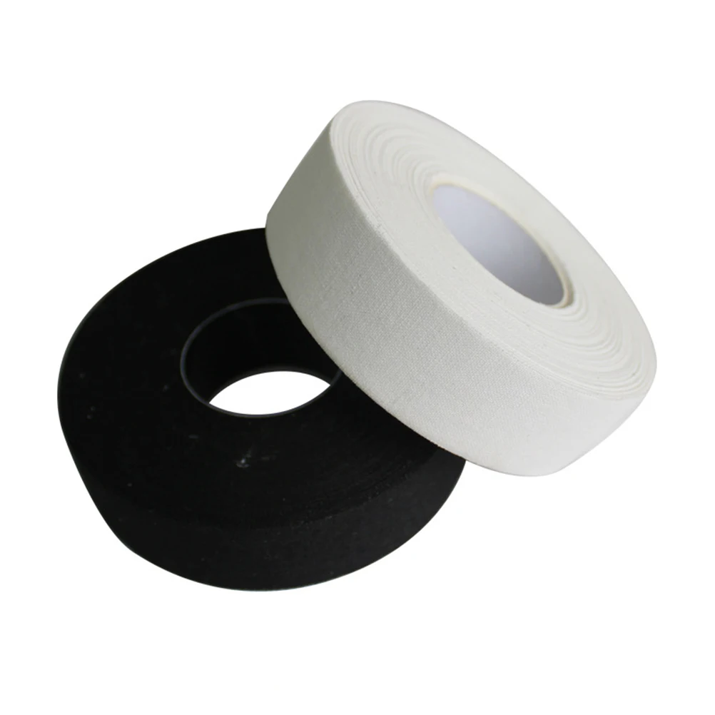 2 Pcs Hockey Tape Games Athletic White Stick Wrapper Cotton Sticky Adhesive