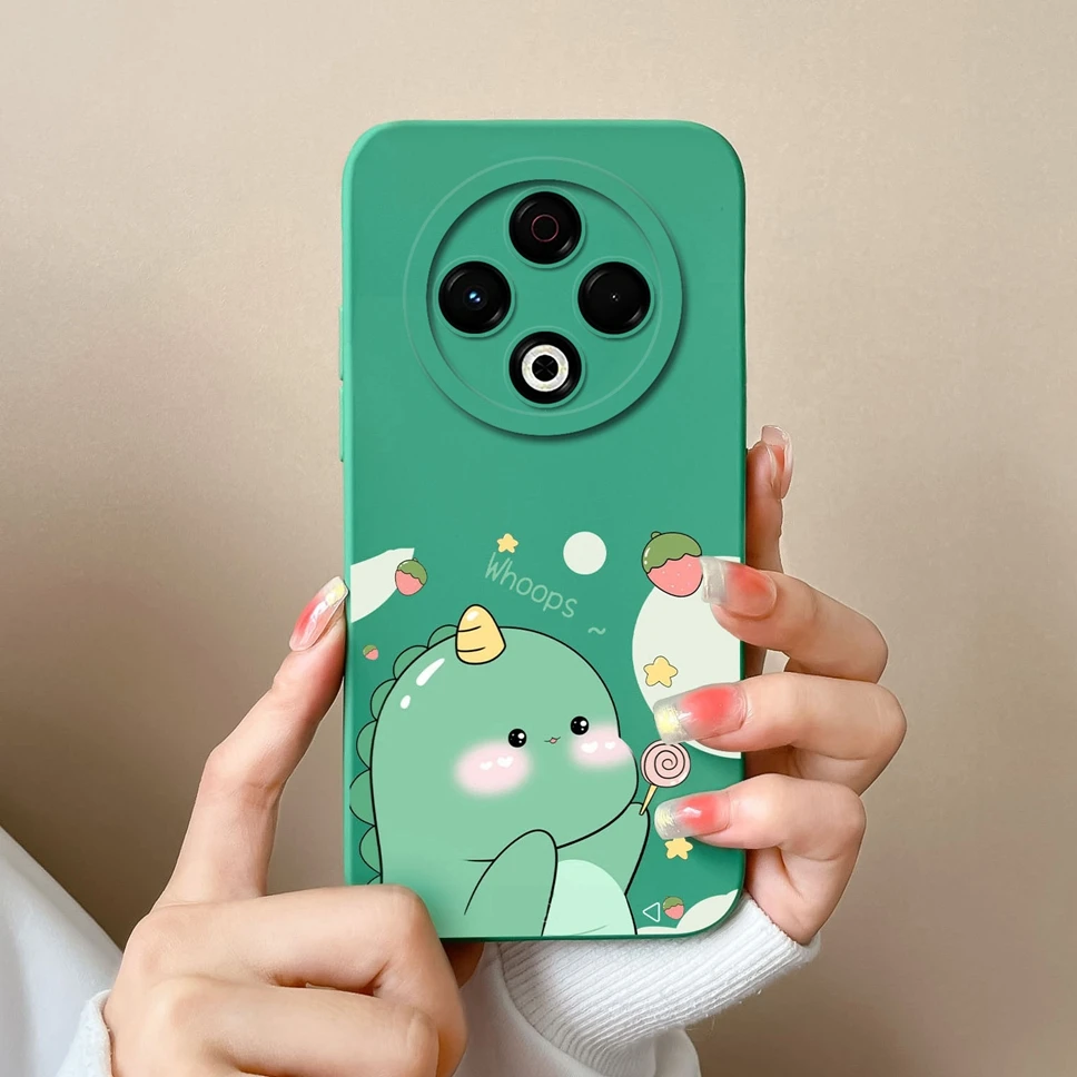 Lovely Dinosaur Camera Protection Phone Case Back Cover for Tecno Spark 30 Pro 4G