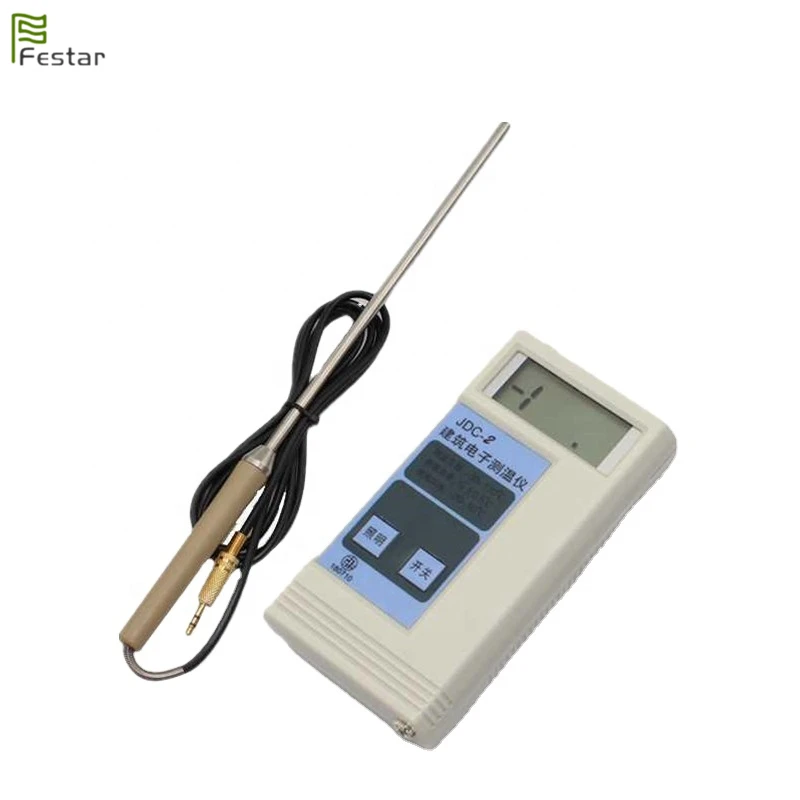 

Concrete temperature measuring instrument for building