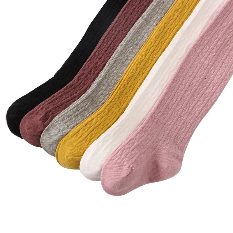 Baby Girl Tights Warm Leggings Kids Pants Solid Cotton Child Pantyhose Casual Stockings Girls Toddler Dance Winter Clothes 0-8Y kids pantyhose solid color pantyhose toddler tights kids leggings
