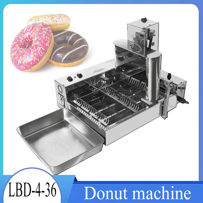 

Automatic Donuts Machine Commercial Frying Donuts Maker Stainless Steel 2000W 110V/220V Doughnut 1800pcs/h