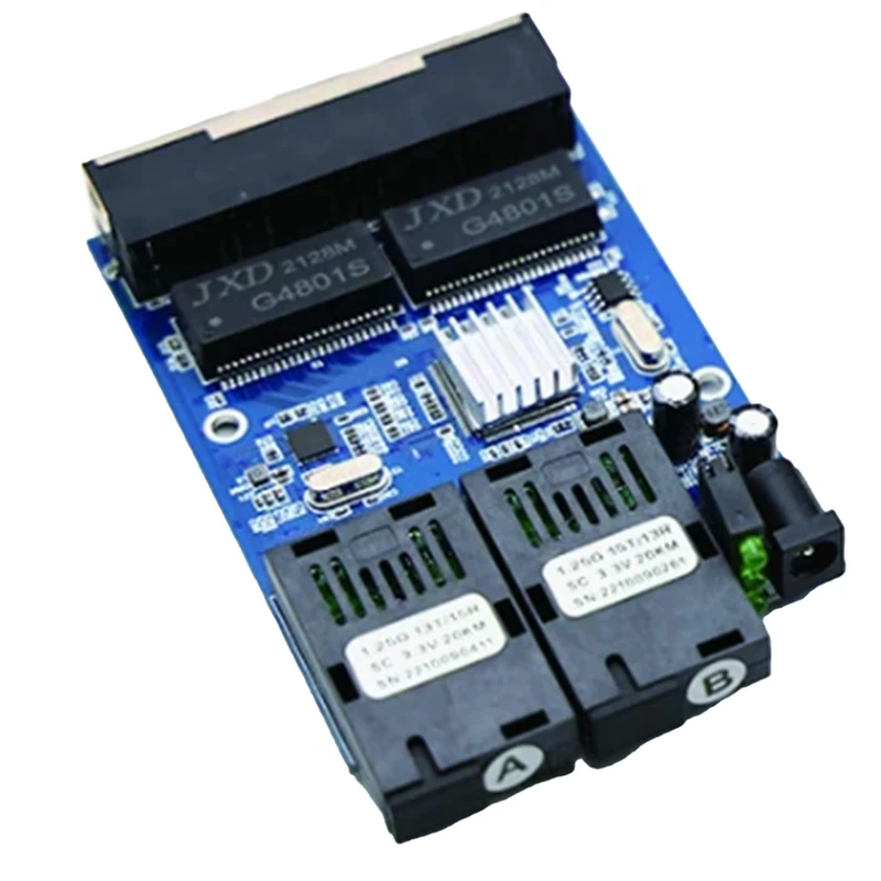 

Ethernet-коммутатор Gigabit с 2 Волоконно-оптическими портами, 4 порта RJ45