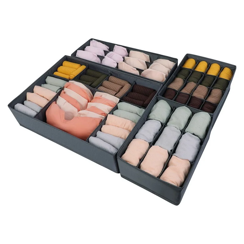 Clothes organizer Storage box Underwear storage organizer Underwear storage box Drawer organizer Closets Clothes Organizer Pants Jeans Storage Box Cabinet Drawer Organizer Underwear Socks T-Shirt Wardrobe Storage Organizers
