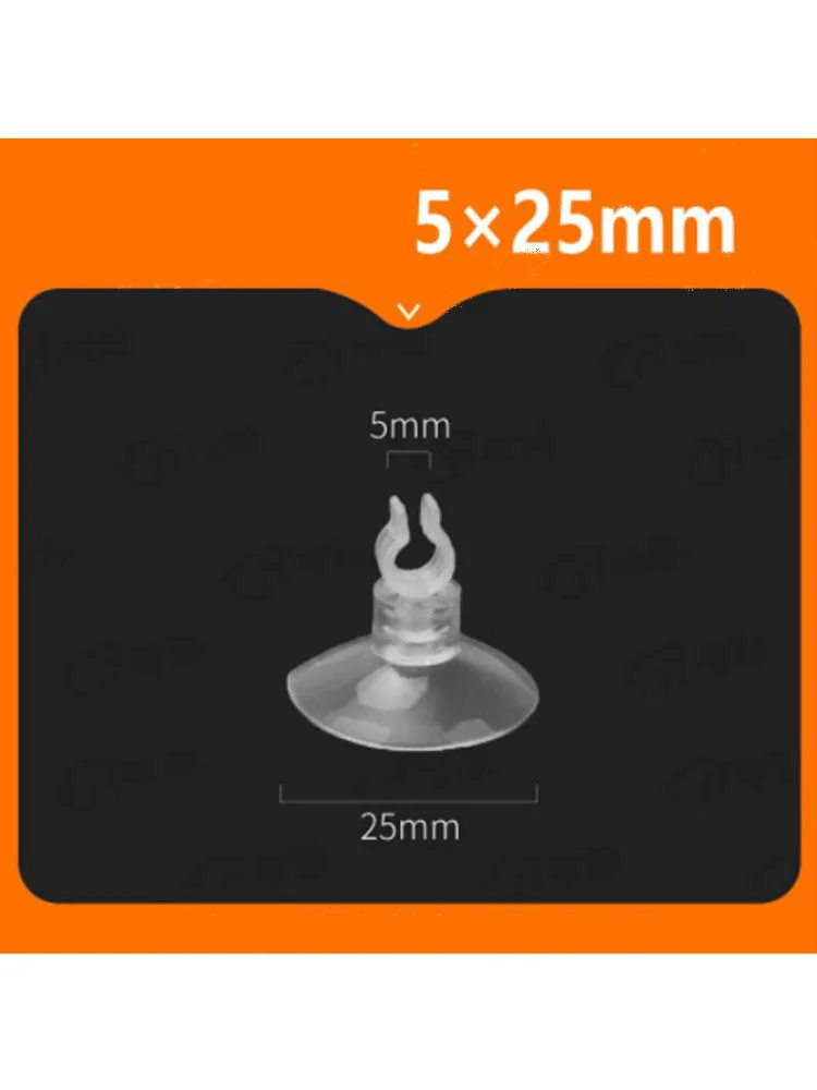 MIPIACE 50 stuks transparante zuignappen aquarium 4 mm houder voor aquarium zuignap houder aquarium buis verwarming houder slanghouder aquarium