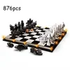 2022 New Products Compatible with Building Blocks Harry Series Hogwarts Wizard Magic Chessboard Assembled Building Blocks Toys C 1