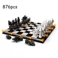 2022 New Products Compatible with Building Blocks Harry Series Hogwarts Wizard Magic Chessboard Assembled Building Blocks Toys C 1