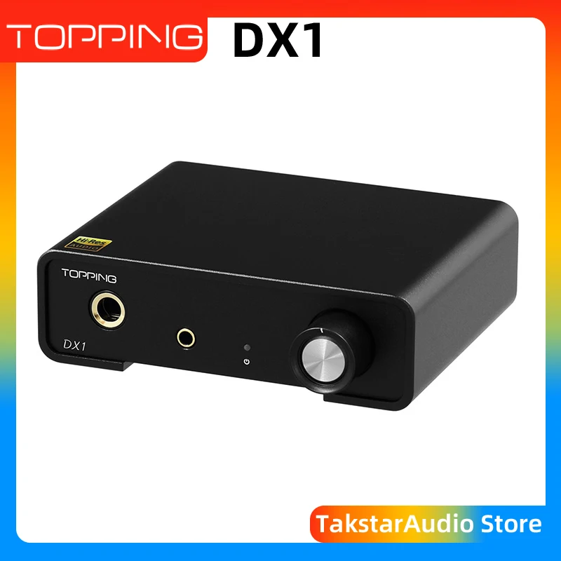 TOPPING DX1 DAC&Headphone Amplifier AK4493S XU208 DAC&Headphone amplifier Support up to DSD256 PCM384