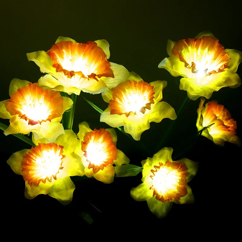

Led Solar lamp Yellow Daffodils Plug Lamp
