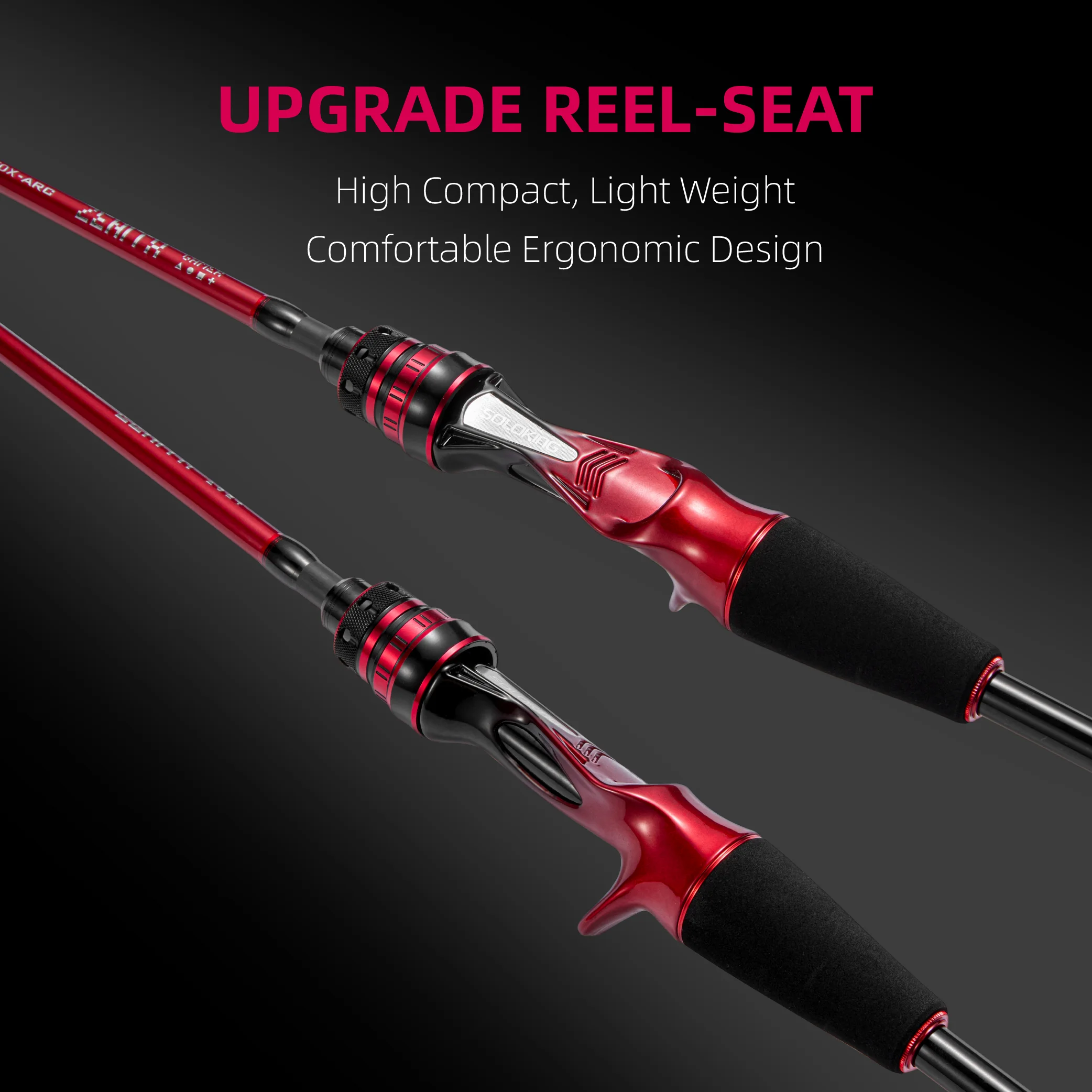 SOLOKING ZENITH Serie FOX ARC Angelrute Tianium Spitze Tintenfisch Octopus Angeln Casting Rod Tintenfisch Boot Angeln webfooted – Detail 1