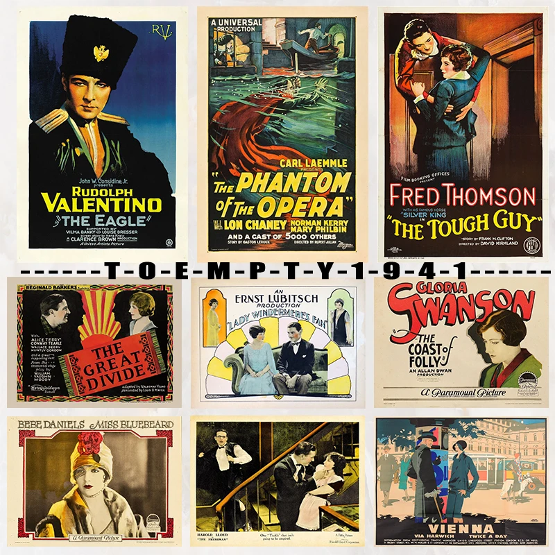 Film Vintage Film Poster Canvas Printing 1925 Film Film Opere Riprodotte Wall Decor Home Room Bar Cinema Wall Art Picture