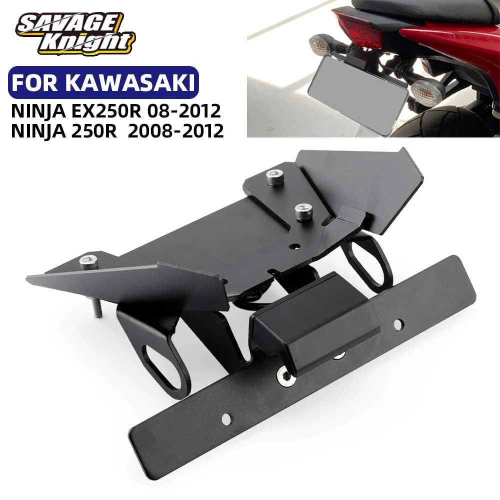 

LED Light Tail Tidy License Plate Holder For KAWASAKI NINJA EX250R 250R Motorcycle Rear License Plate NINJA Fender Eliminator