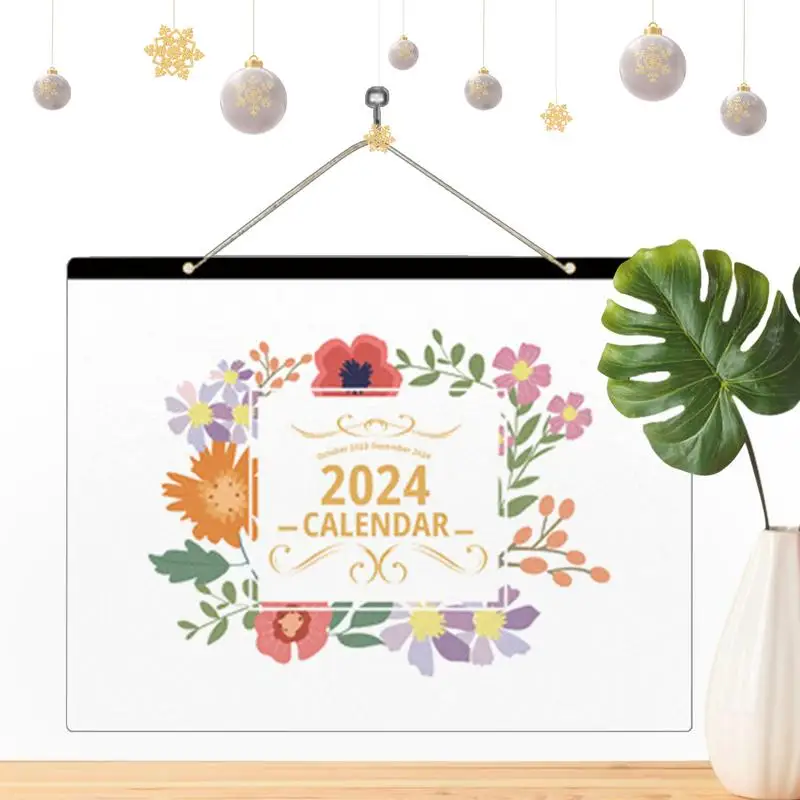 

Wall Calendar 2024 Monthly Planner Home Office Schedule Wall Daily Decorative